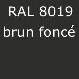 BRUN FONCE - RAL 8019
