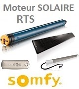 Moteur SOLAIRE radio RTS SOMFY