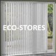 store californien sur mesure store a bandes verticales blanc ECO-STORES