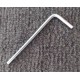 clé six pans 2 mm (pour fixation sans percement et/ou guidage sans percement)