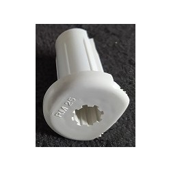 pièce détachée : pour store enrouleur : mécanisme seul côté chaînette - pour tube Ø25 - couleur blanc