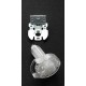 cache en PVC, pour patte de fixation modèle ALLURE (K), blanc, pour store enrouleur (x1)