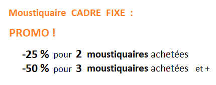 PROMO - moustiquaire cadre fixe sur mesure - stores sur mesure eco-stores