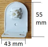 fixations STD 25 mm - store enrouleur sur mesure - eco-stores.fr