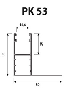 Volet Roulant Sur Mesure - Coulisses 53 mm PK53 (39 mm - 45 mm)