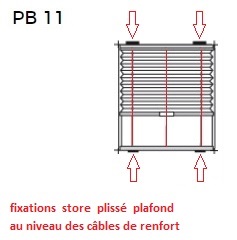 bulles daide/PB 11 - fixations à attacher au niveau des câbles de renfort x2