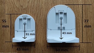 fixations S - M dimensions - store enrouleur sur mesure - qualité pro - eco-stores-fr