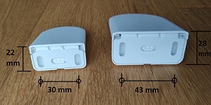 fixations S - M dimensions trous de perçage - qualité pro - store enrouleur sur mesure - eco-stores-fr