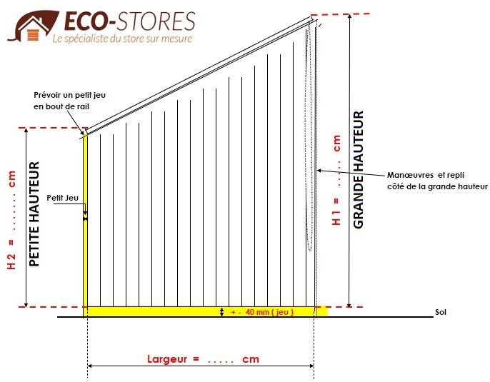 bulles daide/prise de mesure store californien trapèze-coté-droit-ECO-STORES