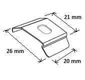 store plissé fixation standard - dimensions - stores sur mesure