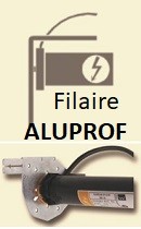 Mécanisme Electrique Filaire (interrupteur) ALUPROF