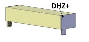 Sortie DHZ+ : à Droite sur le côté, vue de dos