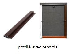 profilé avec rebord