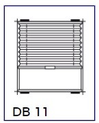 1 toile (DB11) tirage direct et fixation profils