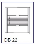 Up & Down avec coulisses (DB22) tirage direct