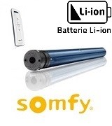 Moteur avec batterie et télécommande ( SOMFY )