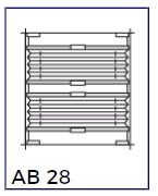 Up & Down 2 toiles (AB28) tirage direct et fixation pontets