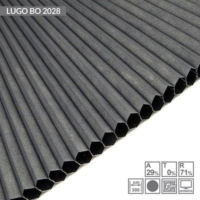 LUGO BO (BLACK OUT (nid d'abeille intérieur alu) ref 2028 gris foncé