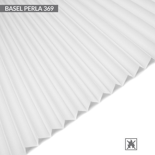 BASEL PERLA (STOP SOLEIL obscurcissant) ref 369 blanc pur