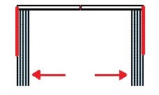 je souhaite mon store de plus de 380 cm en deux rails