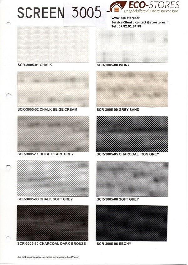 SCREEN 3005 (anti-chaleur microperforé) 