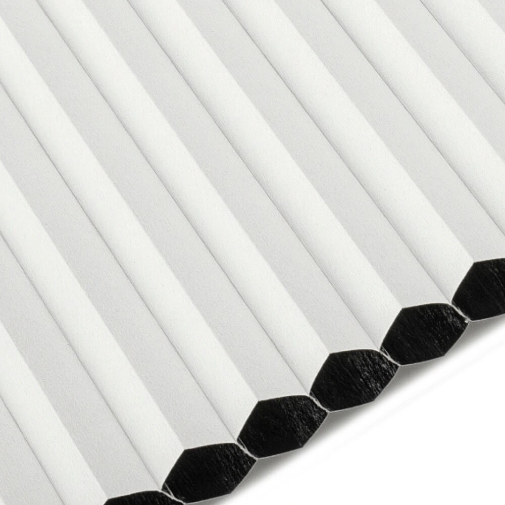 MONZA BO (BLACK OUT (nid d'abeille intérieur alu) ref 9211 blanc